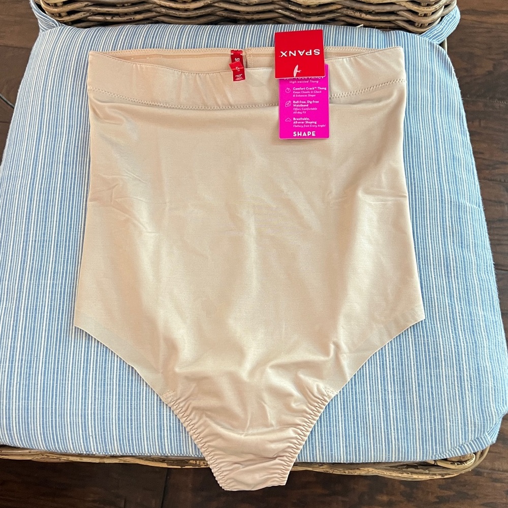 SPANXshape suit your fancy high waisted thong